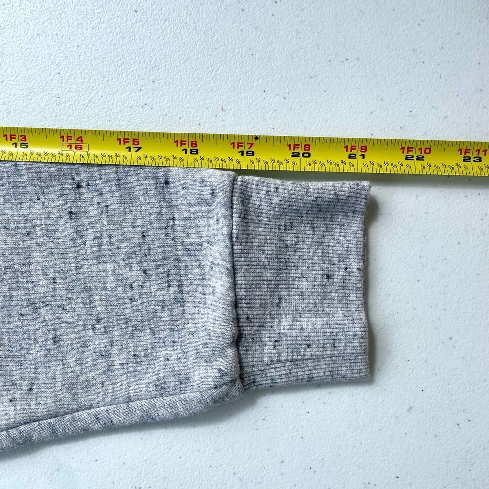 Divided H&M Gray Cropped Hoodie Size L Speckled Pullover - Picture 10 of 10